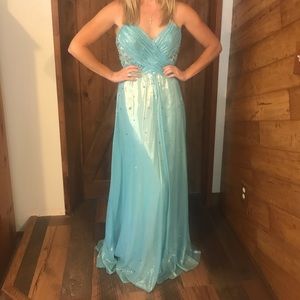 Light Blue Prom or Pageant Dress